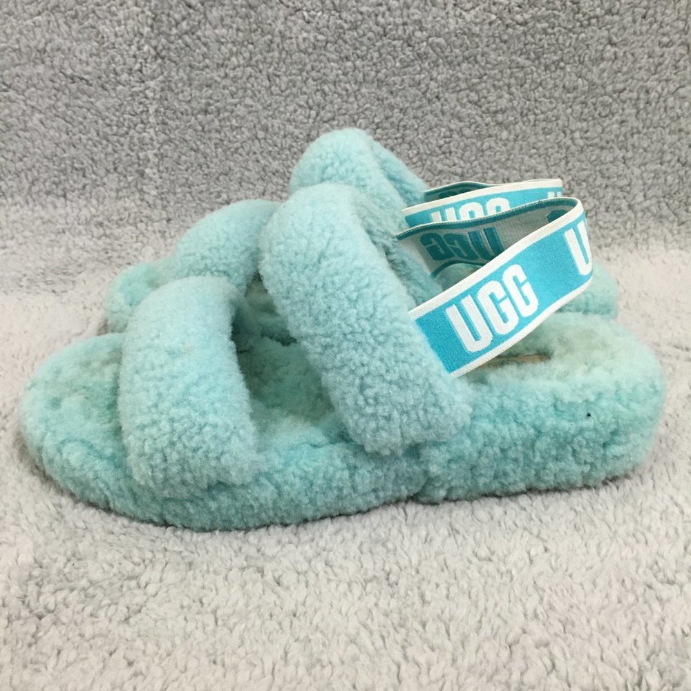 Ugg Fluff Yeah Slide Slipper Elastic Sling Back G… - image 4